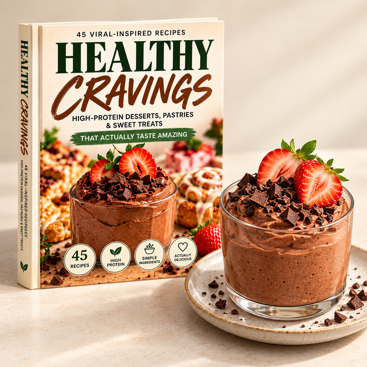 Healthy Cravings: 45 High-Protein Desserts & Sweet Treats